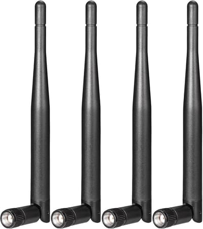 Dual Band WiFi Antenne 2.4/5.8GHz 3dBi met RP-SMA Male voor Router en Camerabewaking
