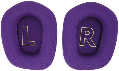 Dailygoods - G733-oordopjes - Vervangende Gamingheadset - Ademend - Purper - Oorkussenhoes - Geschikt voor Logitech G733 - 2 x Oordopjes