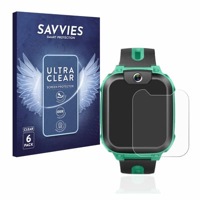Savvies - Screenprotector voor Imoo Watch Phone Z1 - Folie Beschermfolie transparant 6 Stuks