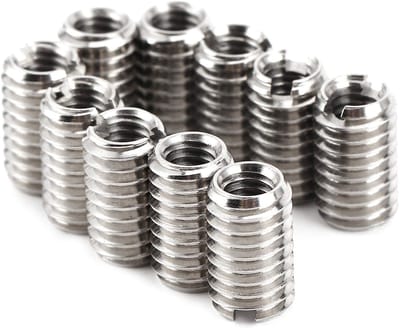 Dailygoods - Draadreparatie-inzetstuk - 10 Stuks M4 X 0,7 Mm Binnendraad - Duurzaam en sterk - Reduceermoer - Voor luchtvaart en auto-industrie...