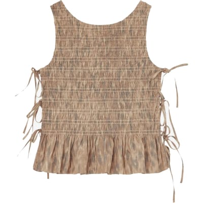 Ganni Boven Beige