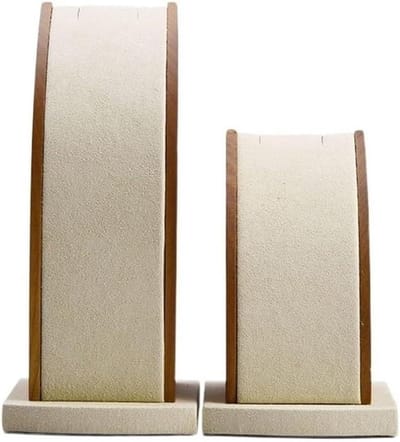 Sieradenhouder - Ketting display - Sieraden organiseren - Vintage houten ontwerp - Niet gespecificeerd - Beige