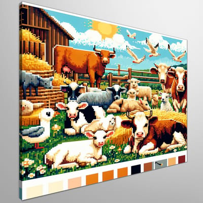Kunstprint | Wanddecoratie | Canvas | 40 × 40 cm