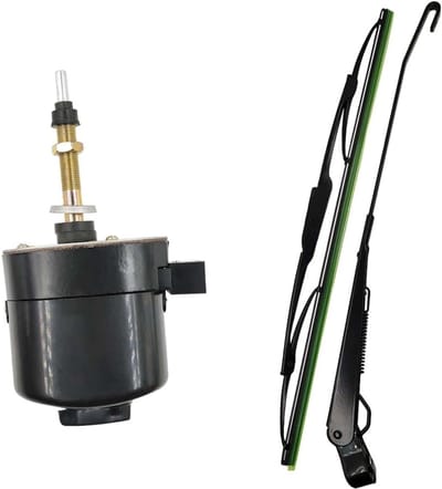 12V Ruitenwissermotor voor Tractors en Boten - Universele Arm Wisser Motor met 105° Beweging