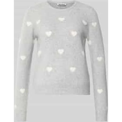 Gebreide pullover met geribde zoom