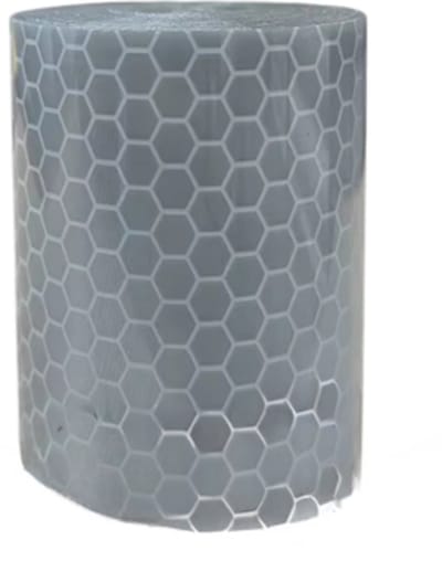 Reflecterende Tape Maritiem – SOLAS Kwaliteit, Zilverwit, Waterdicht, Super Reflecterend, Veiligheidstape, Waarschuwingssticker voor Schepen en Boten - 5cmx1m