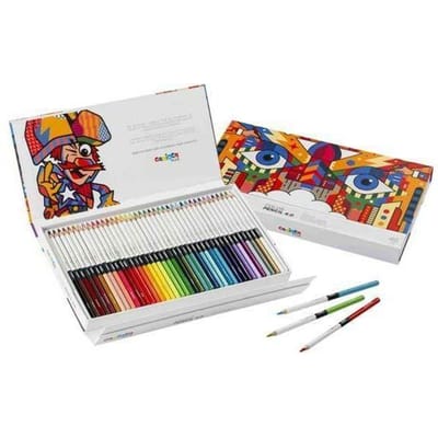 Carioca Plus Color Pencil Hard Box 40pcs Tekenen