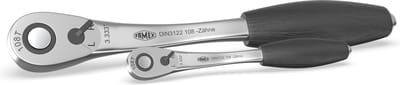 FAMEX 10635 Super Fijnvertande Ratelsleutel, 1/2, 1/4 aandrijving, 108 tanden, Ratelsleutelset