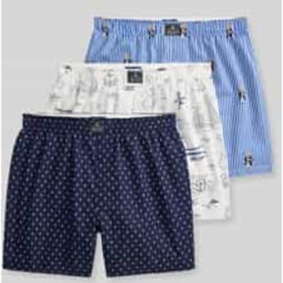Boxershorts van puur katoen in een set van 3