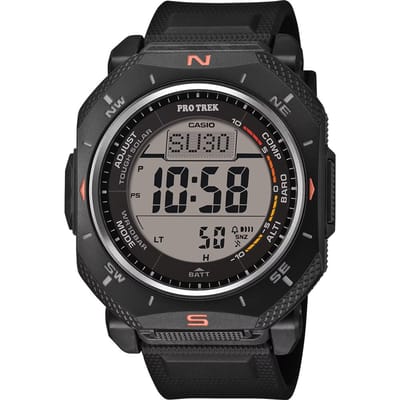 Casio Pro Trek PRG-69-1ER Horloge - Kunststof - Zwart - Ø 43 mm