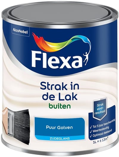 Flexa - Strak In De Lak Buitenlak Zijdeglans - Puur Golven - Mengverf - 1 L