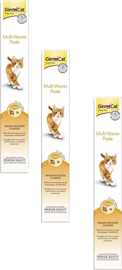 Gimcat Multi-Vitamin Pasta Vitamin - Kattensnack - 3 x 100 g