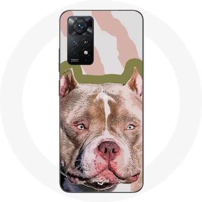 Redmi Note 11 Pro 5G hoesje Bruin Pitbull Hond
