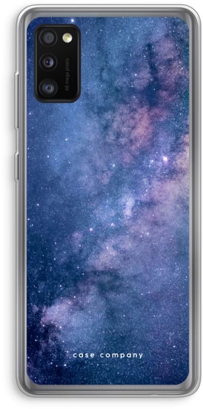 Case Company® - Hoesje geschikt voor Samsung Galaxy A41 hoesje - Nebula - Soft Cover Telefoonhoesje - Bescherming aan alle Kanten en Schermrand