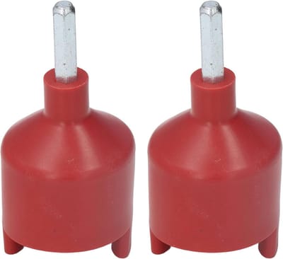 Hekisolatiehuls voor elektrische omheining, 2 stuks - Montagehulzen van kunststof - Handige tools voor elektronische hekinstallatie
