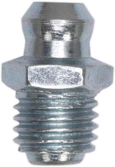 Vetnippel Recht M8 x 1,25 mm Pak van 25 Stuks
