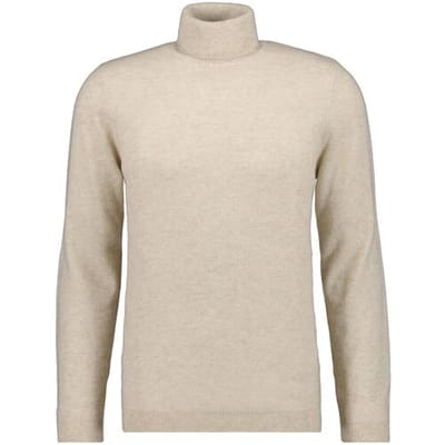 Ragman Trui Cashmere Col Beige / male