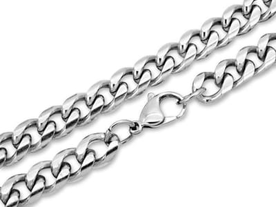 Amanto Ketting Gerk - 316L Staal - Cuban Schakel - 10mm - 70cm