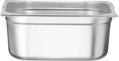 HENDI GN-container 2/3 – Budget Line – 13L – roestvrij staal – 354x325x150 mm – stapelbaar – met handgrepen