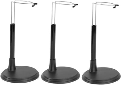Display Stand - Houders Set - Verzamelingen Tonen - Snelle Montage - 3 Stuks - Zwart