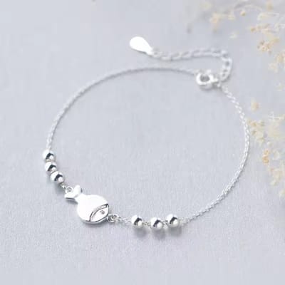 N3 Collecties Elegante 925 sterling zilveren vis enkelbandjes
