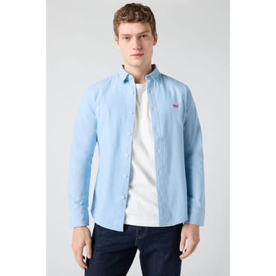 Levi's Battery Housemark Slim Fit Shirt Size: L | Casual Shirts Outlet | Heren | Blauw