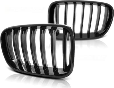 Grill BMW X3 F25 10-07 14 GLANZEND ZWART
