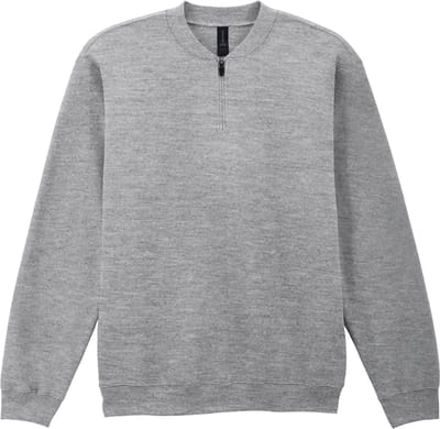 Gildan 1/4 zip fleece sweater GISF008 - RS Sport Grey - S