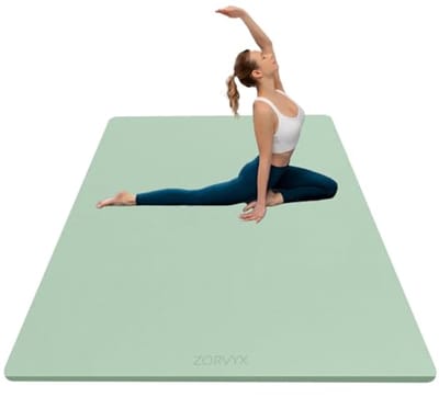 Fitnessmat - Oefenmat Yoga - Thuis Sporten - Extra Dik - 200x100cm - Groen