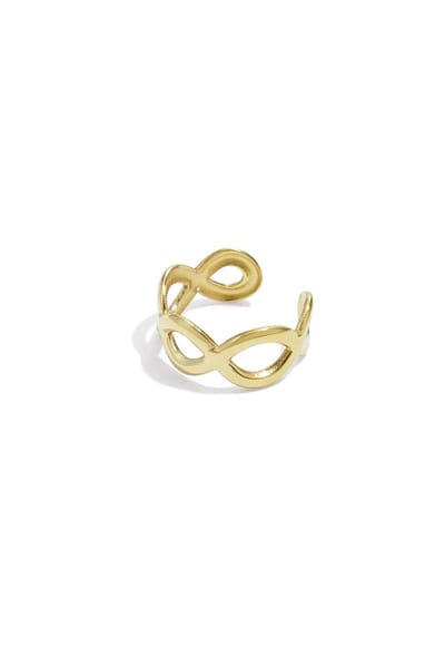 Golden Knot Ear Cuff | RVS (Verkleurt niet) | Goudkleurig | Geen Gaatjes Nodig | Beste cadeau voor haar | Yehwang