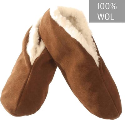 Bernardino Spaanse  Sloffen Unisex - bruin - Maat 37 - 100% wol