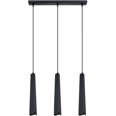 Sollux Lighting Hanglamp Prysm - G9 - zwart - staal - 120x45x5cm