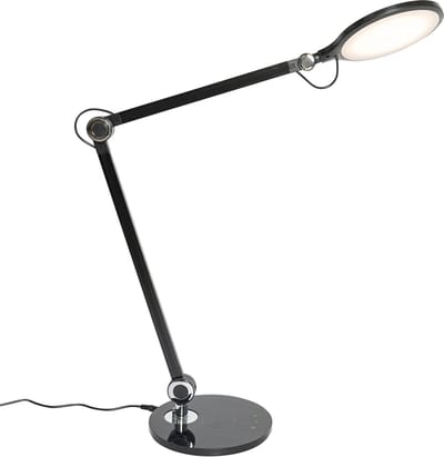 QAZQA don - Moderne LED Dimbare Touch tafellamp met Dimmer - 1 lichts - H 49.7 cm - Zwart - Woonkamer | Slaapkamer | Keuken