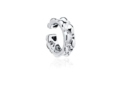 Zilver Ear Cuff - Rhodium Plated Cuff Earring - Silver 925 - Unique Design - Amona Jewelry