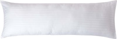 Homescapes Satijn Streep Katoen Kussensloop 50x140 cm Langwerpig – Wit – 100% Egyptisch Katoen – Draaddichtheid 330