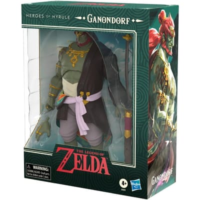 The Legend of Zelda Heroes of Hyrule Ganondorf, The Legend of Zelda: Tears of the Kingdom Deluxe Collectible 15 cm Action Figure