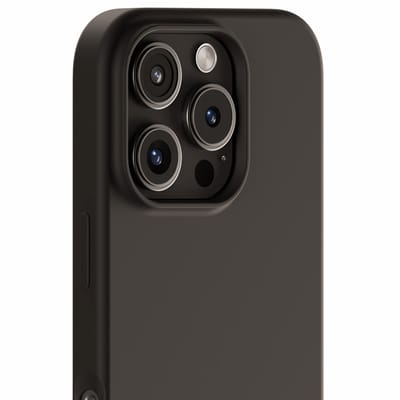 Holdit Silicone Case geschikt voor Apple iPhone 16 Pro - Zwart
