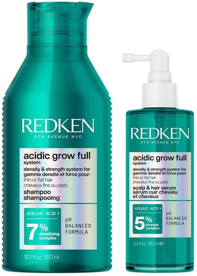 Redken - Acidic Grow Full System Shampoo + Scalp & Hair Serum - Voordeelset