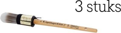 Copenhagen Gold Special-set met 3 ronde schilderkwasten in maat 16