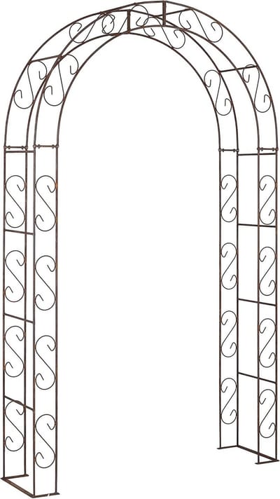 Stabiele Rozenboog voor Klimplanten - Rond, Weerbestendig, Hoog 245 cm