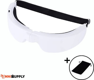 PureEnergy Lichttherapiebril - Incl. Adapter en Beschermhoes - Daglichtbril - Ingebouwde Timer - Energielamp - Daglichtlamp - Lichttherapielamp - Lichttherapie - Sunlight Therapy - UV-vrij - Blauwlicht