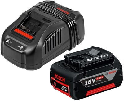 Bosch oplaadbare startset GBA 18 Volt / 1x 4.0 Ah + snellader GAL...