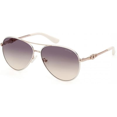 Lunettes de soleil pour femme Guess Gu7885 H 21p White/58 gray