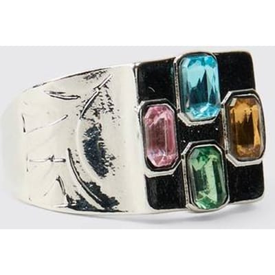 Edelsteen Hanger Ring | Silver | Size Small/Medium