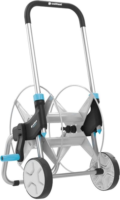 Hose Trolley - Slanghouder - Tuinslang Opbergen - Stabiele Grote Wielen - Max 60m Slang - Metaal