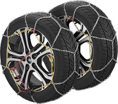 ProPlus Sneeuwkettingen - KNN30 - 9 mm brede kettingschakels - Önorm Keurmerk - Veiligheid - Winter - eenvoudige montage - Geschikt voor verschillende bandenmaten - Inclusief reparatieschakels en koffer - Set van 2