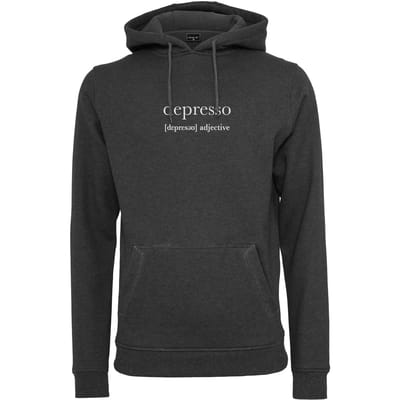 Mister Tee - Depresso Hoodie/trui - M - Grijs