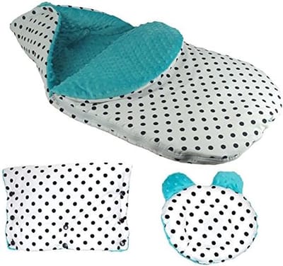 Kinderwagen Voetzak - Baby slaapzak - Warm en droog - 3-in-1 ontwerp - XL 110cm - Zwart