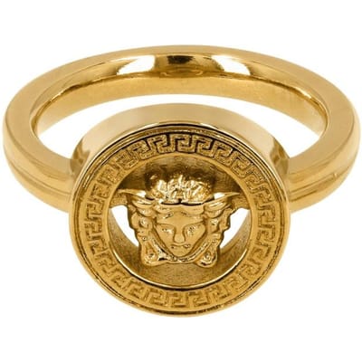 Versace Medusa Ring 1020674 1a00620 3j000 1020674 1A00620 3J000 (13) beige