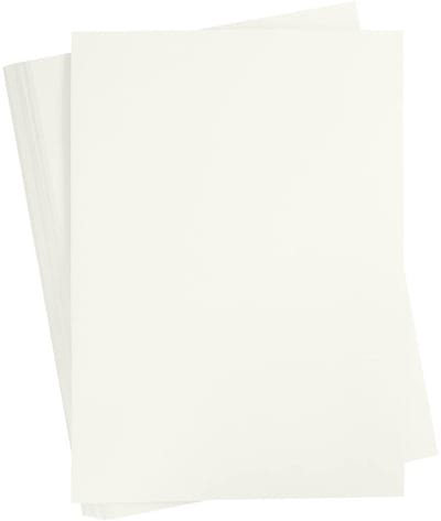 Ivoor Wit Papier 180 Grams - Stevig Ivoor Wit Papier - A2 Karton voor Knutselen En DIY - Ivoor Wit Karton 180g - Hobbykarton Ivoor Wit - A2 Ivoor Wit Papier 180 grams - Knutselpapier Ivoor Wit - Premium Papier 180 grams - 42 x 60 cm - A2 - 10 Vellen
